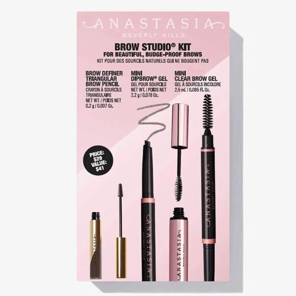 Anastasia Beverly Hills Brow Studio Kit Ebony NIB - Picture 1 of 5